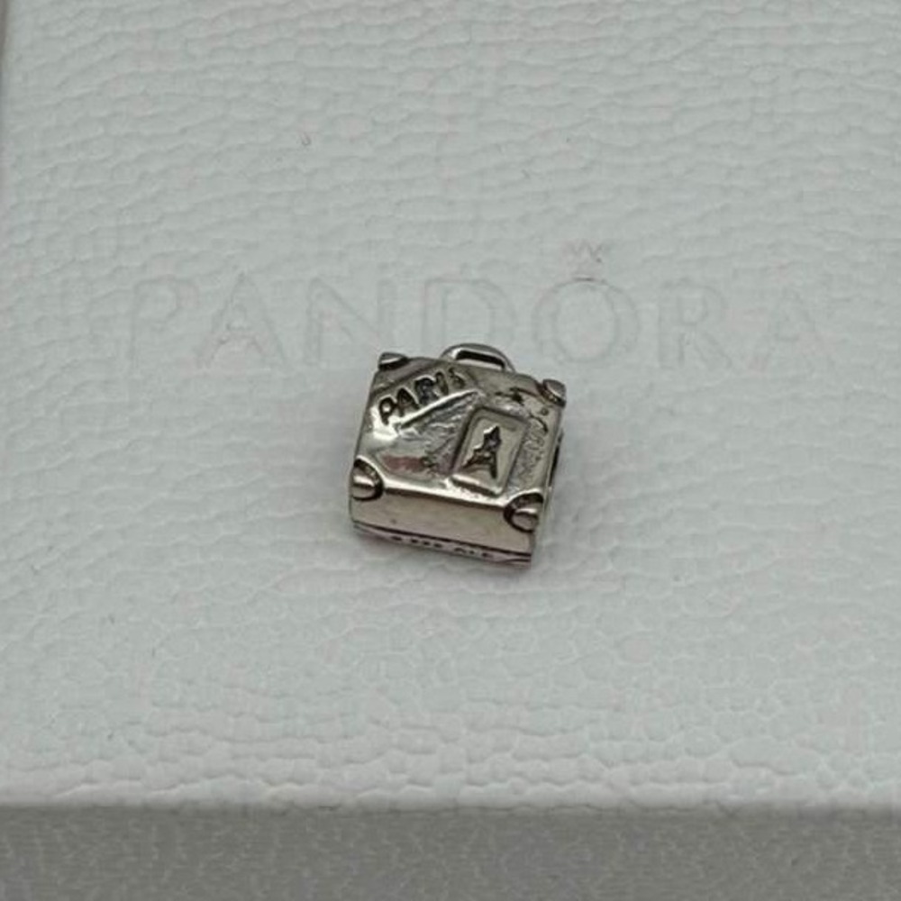 Pandora Paris Travel Suitcase Charm – S925 Sterling Silver‎